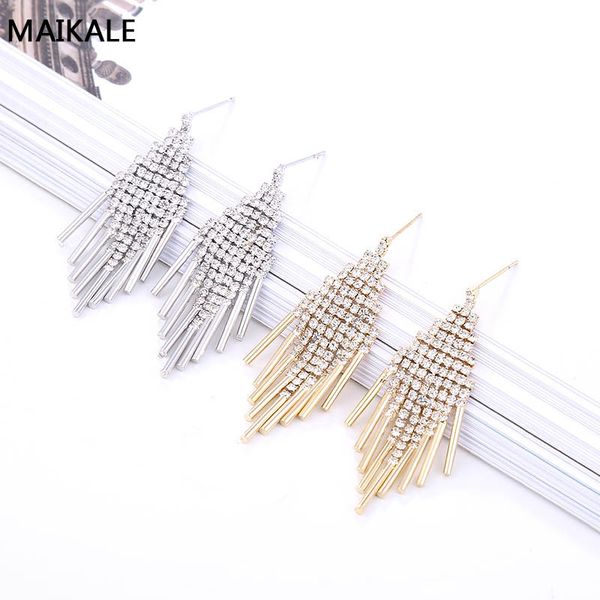 maikale temperament ladies fashion super flash earrings exquisite zircon micro-inlaid luxury tassel earrings wild ear jewelry, Silver
maikale temperament ladies fashion super flash earrings exquisite zircon micro-inlaid luxury tassel earrings wild ear jewelry, Silver
