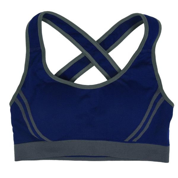 women's sports fitness bra breathable athletic yoga crop bra padded elastic band 3size royal blue, White;black
women's sports fitness bra breathable athletic yoga crop bra padded elastic band 3size royal blue, White;black