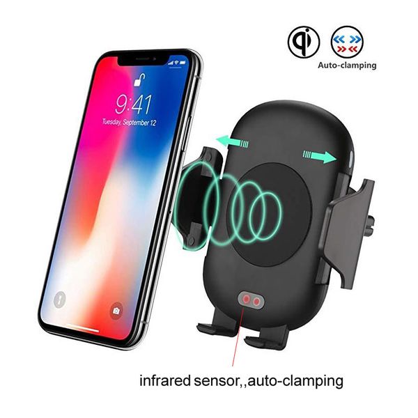 infrared indiction automatic car qi fast wireless car charger for iphone x 8 plus samsung s9 s8 plus note 8 note 5
infrared indiction automatic car qi fast wireless car charger for iphone x 8 plus samsung s9 s8 plus note 8 note 5