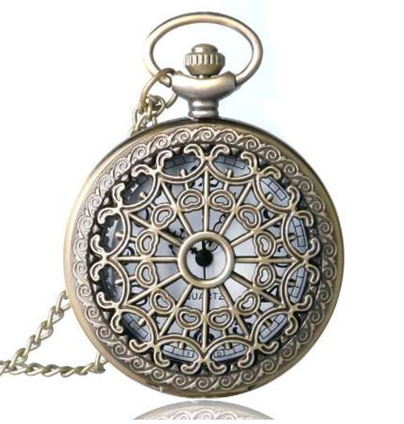 relogio de bolso bronze antique vintage quartz steampunk pocket watch spider web hollow women men pendant necklace chain gifts, Slivery;golden
relogio de bolso bronze antique vintage quartz steampunk pocket watch spider web hollow women men pendant necklace chain gifts, Slivery;golden