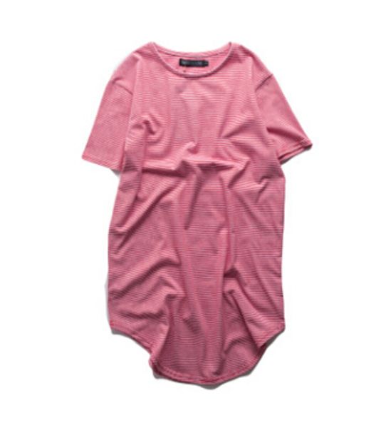 Mens Striped T-shirts Long High Street Red Black Tshirt Longline Hem Curved Kanye Tees GD Tops Short Sleeved
Mens Striped T-shirts Long High Street Red Black Tshirt Longline Hem Curved Kanye Tees GD Tops Short Sleeved