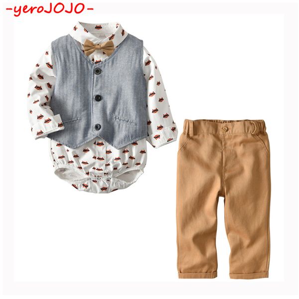 children's clothing set kids spring autumn new 2018 baby boy gentleman suit 4pcs baby boys pant +vest + shirt+ bow tie suit set, White
children's clothing set kids spring autumn new 2018 baby boy gentleman suit 4pcs baby boys pant +vest + shirt+ bow tie suit set, White