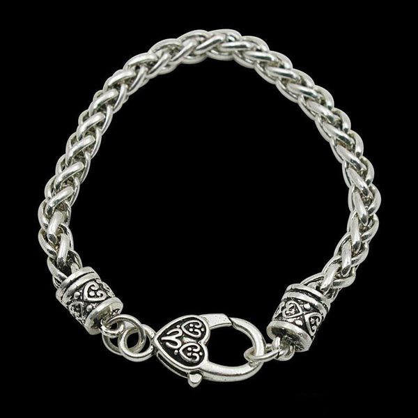 fashion 20cm vintage statement rope girls charm bracelets twisted chain bracelets with large heart lobster clasp 10pcs/lot fb068 bracelet, Golden;silver
fashion 20cm vintage statement rope girls charm bracelets twisted chain bracelets with large heart lobster clasp 10pcs/lot fb068 bracelet, Golden;silver