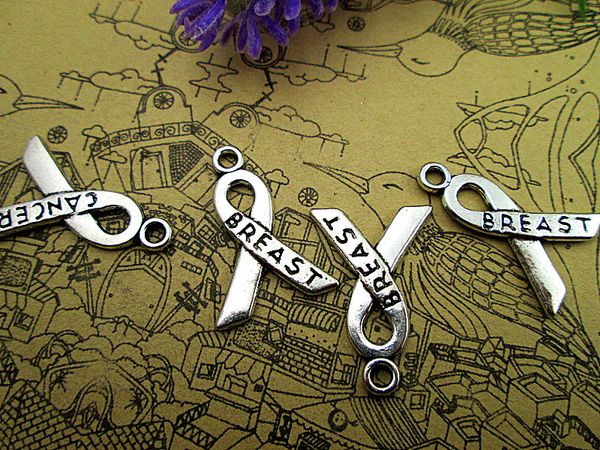 75pcs breast cancer charms ribbon awareness, breast cancer charm pendant 23x16mm, Bronze;silver
75pcs breast cancer charms ribbon awareness, breast cancer charm pendant 23x16mm, Bronze;silver