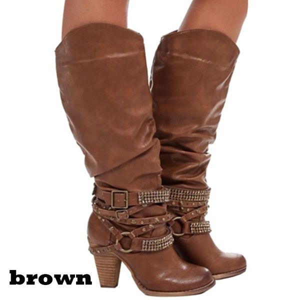 new fashion women boots buckle strap over the knee spring and autumn long boots round toe solid thigh high winter, Black
new fashion women boots buckle strap over the knee spring and autumn long boots round toe solid thigh high winter, Black