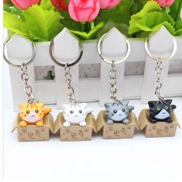 4pcs/lots random mixed style lovely cartoon cat key rings chains pendant ornament for bag car keychain, Slivery;golden
4pcs/lots random mixed style lovely cartoon cat key rings chains pendant ornament for bag car keychain, Slivery;golden
