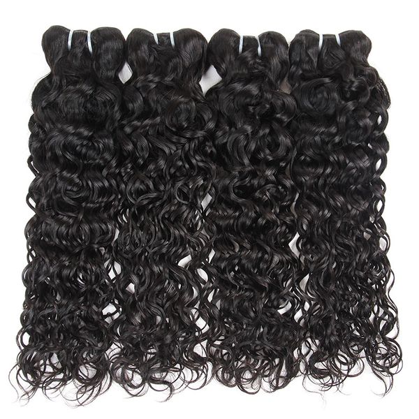 10a brazilian virgin hair water wave 4 bundles unprocessed natural wave human hair extensions peruvian indian malaysian hairstyles, Black
10a brazilian virgin hair water wave 4 bundles unprocessed natural wave human hair extensions peruvian indian malaysian hairstyles, Black