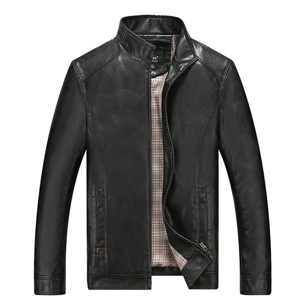 new fashion slm fit black dark brown color mens leather jackets and coats good quality stand collar jaqueta de couro
new fashion slm fit black dark brown color mens leather jackets and coats good quality stand collar jaqueta de couro