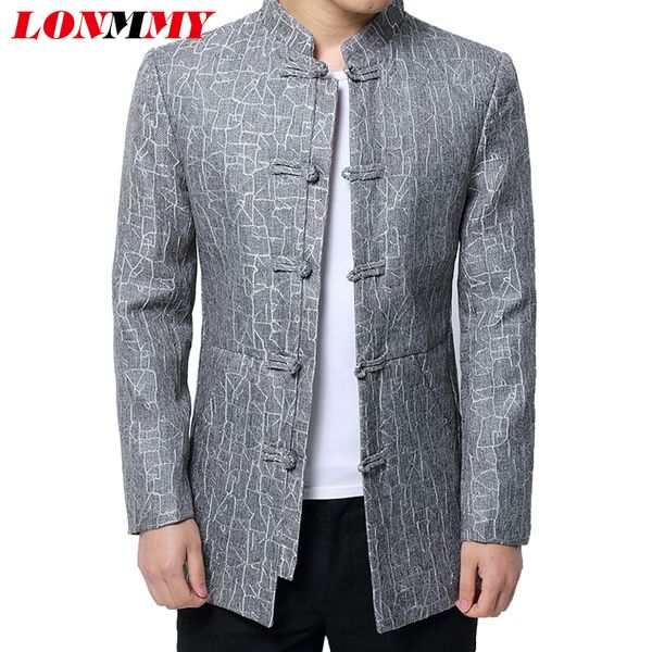 lonmmy chinese style jackets men coats windbreaker jaqueta masculina long style trench coat mens clothing jacket red gray 2018, Black;brown
lonmmy chinese style jackets men coats windbreaker jaqueta masculina long style trench coat mens clothing jacket red gray 2018, Black;brown