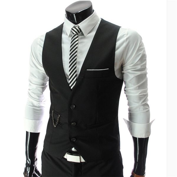 2017 new arrival dress vests for men slim fit mens suit vest male waistcoat gilet homme casual sleeveless formal business jacket, Black;white
2017 new arrival dress vests for men slim fit mens suit vest male waistcoat gilet homme casual sleeveless formal business jacket, Black;white