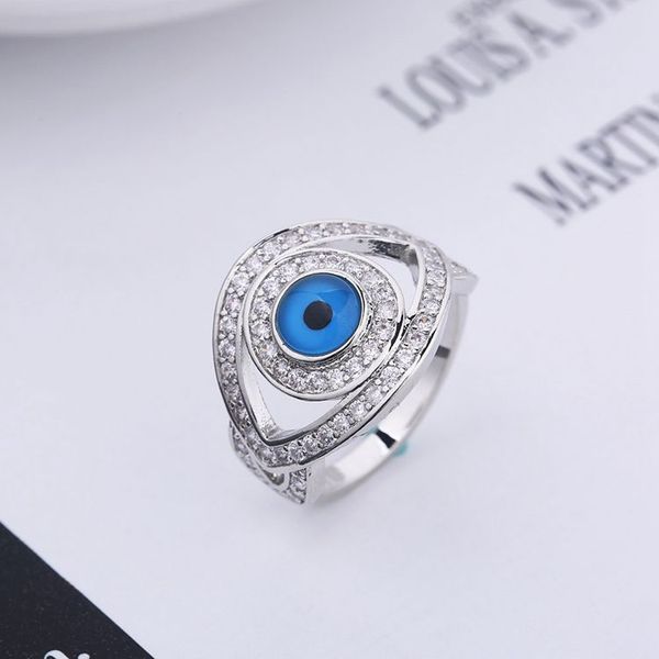 fashion k gold ring devil's eye zircon diamond ring creative couple jewelry eye ring neutral high quality, Silver
fashion k gold ring devil's eye zircon diamond ring creative couple jewelry eye ring neutral high quality, Silver