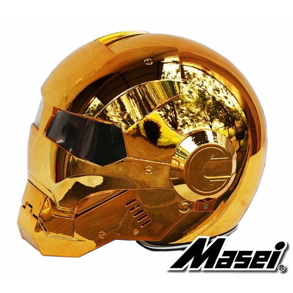 masei 610 electroplate bronze plating chrome ironman iron man helmet motorcycle helmet half open face abs motocross
masei 610 electroplate bronze plating chrome ironman iron man helmet motorcycle helmet half open face abs motocross