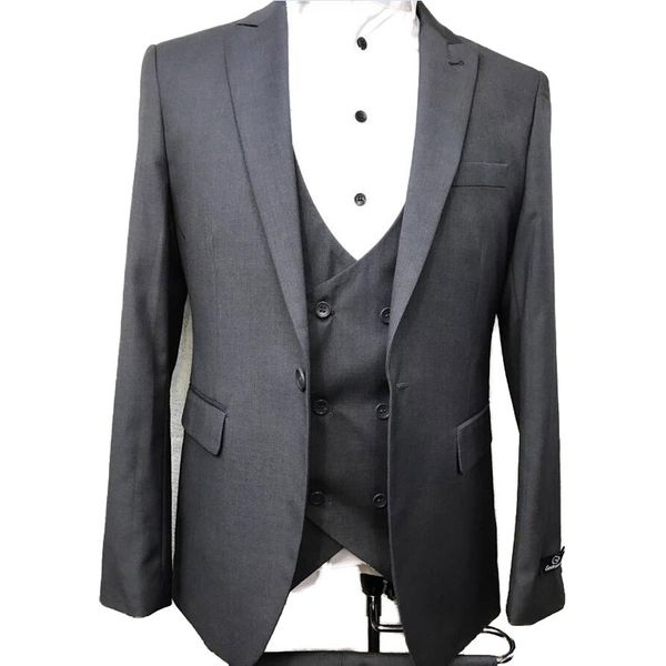 grey men suits slim fit wedding suits groom tuxedo man blazers 3 pieces jacket pants double breasted vest one button peaked lapel, Black;gray
grey men suits slim fit wedding suits groom tuxedo man blazers 3 pieces jacket pants double breasted vest one button peaked lapel, Black;gray