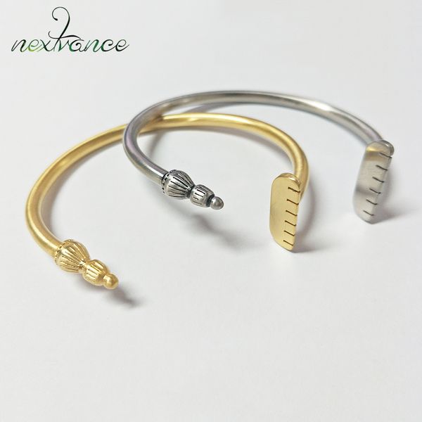 nextvance gold/silver open cuff bangle chinese style movie metal bracelets bangles for boy girl jewelry, Black
nextvance gold/silver open cuff bangle chinese style movie metal bracelets bangles for boy girl jewelry, Black