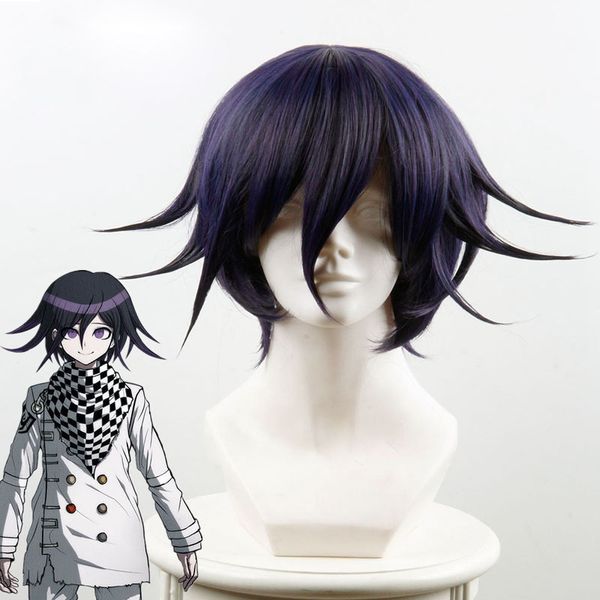 danganronpa v3: killing harmony ouma kokichi cosplay wig short straight anime wig christmas party costume wigs + cap, Black
danganronpa v3: killing harmony ouma kokichi cosplay wig short straight anime wig christmas party costume wigs + cap, Black