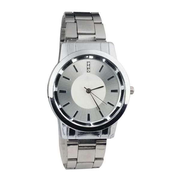 fashion men women steel band quartz analog display couple wrist watch gift, Slivery;brown
fashion men women steel band quartz analog display couple wrist watch gift, Slivery;brown