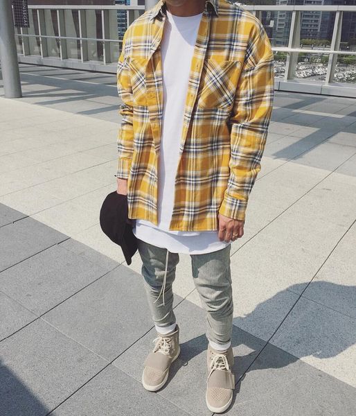 2017 hip hop most popular justin bieber fear of god fog men flannel long-sleeved plaid oversized dress shirt red yellow, White;black
2017 hip hop most popular justin bieber fear of god fog men flannel long-sleeved plaid oversized dress shirt red yellow, White;black