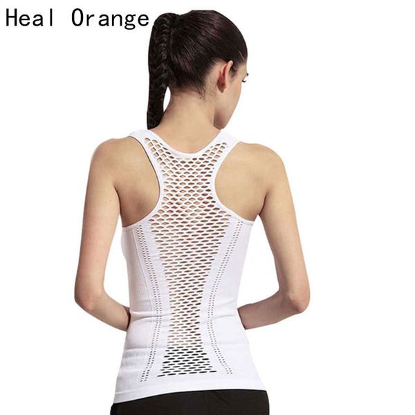 womens yoga shirt yoga tank hollow back gym jogging vest female running woman fitness sport clothing, White;red 
womens yoga shirt yoga tank hollow back gym jogging vest female running woman fitness sport clothing, White;red