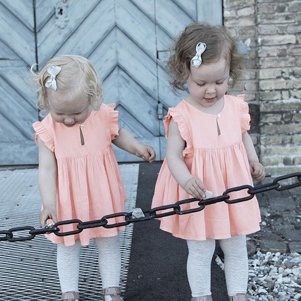 2018 summer baby dress sweet pink kids baby girl cute ruffle fly sleeve casual dress kids soft cotton dress, Red;yellow
2018 summer baby dress sweet pink kids baby girl cute ruffle fly sleeve casual dress kids soft cotton dress, Red;yellow