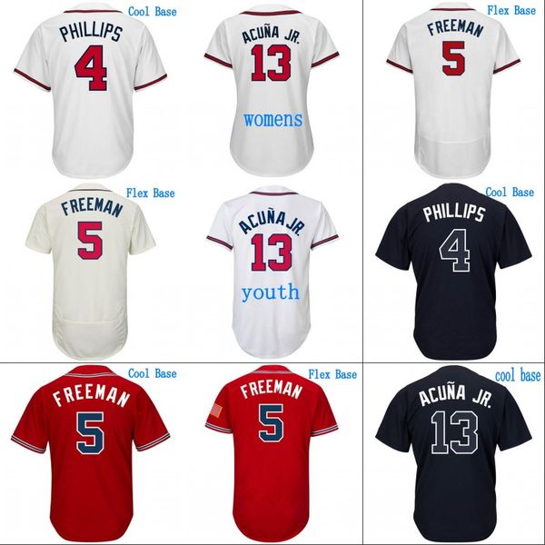 #13 Ronald Acuna Jr. Jersey 1 Ozzie Albies 4 Phillips 5 Freddie Freeman 7 Dansby Swanson 11 Ender Inciarte 18 Matt Adams Jerseys
#13 Ronald Acuna Jr. Jersey 1 Ozzie Albies 4 Phillips 5 Freddie Freeman 7 Dansby Swanson 11 Ender Inciarte 18 Matt Adams Jerseys