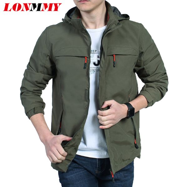 lonmmy jackets mens outerwear streetwear windbreaker coats jackets male waterproof loose thin men's clothing hooded2018, Black;brown
lonmmy jackets mens outerwear streetwear windbreaker coats jackets male waterproof loose thin men's clothing hooded2018, Black;brown
