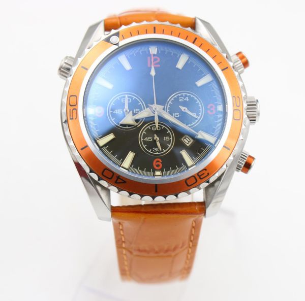 2018 seller watch men quartz satch co-axial planet ocean chronograph function watch orange leather belts watches men dress wri, Slivery;brown
2018 seller watch men quartz satch co-axial planet ocean chronograph function watch orange leather belts watches men dress wri, Slivery;brown