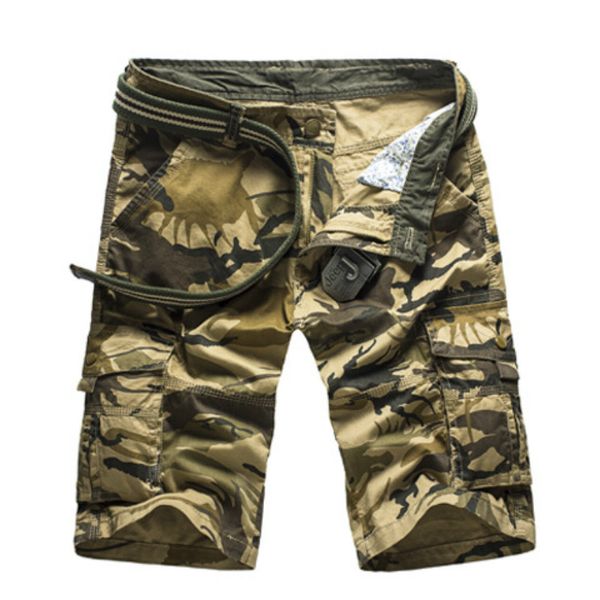 

ruoru shorts man brand fashion mens short men homme casual cargo beach shorts men summer beachwear camouflage short, White;black