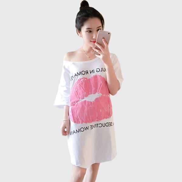 wholesale price plus size short sleeve long t-shirt dress 2018 summer dress maternity clothes pregnancy shirt white gray
wholesale price plus size short sleeve long t-shirt dress 2018 summer dress maternity clothes pregnancy shirt white gray