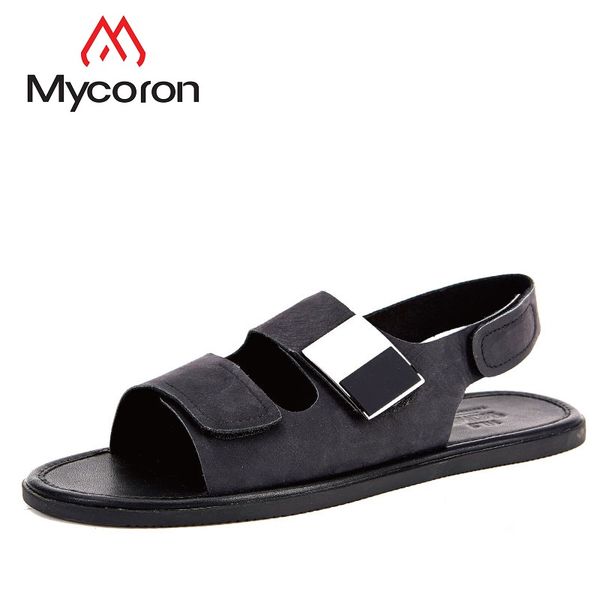 mycoron genuine leather men sandals fashion black handmade male beach summer leather sandals men teenslippers heren
mycoron genuine leather men sandals fashion black handmade male beach summer leather sandals men teenslippers heren