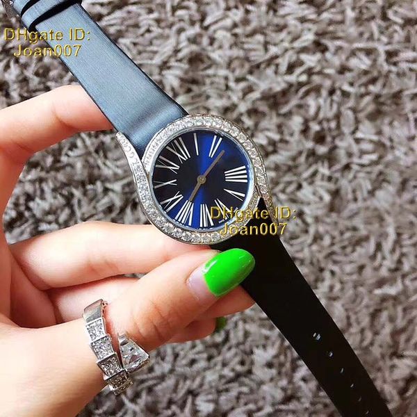 watches luxury blue dial diamond bezel women watches quartz movement leather strap lady women's watch wristwatches 30mm, Slivery;brown
watches luxury blue dial diamond bezel women watches quartz movement leather strap lady women's watch wristwatches 30mm, Slivery;brown