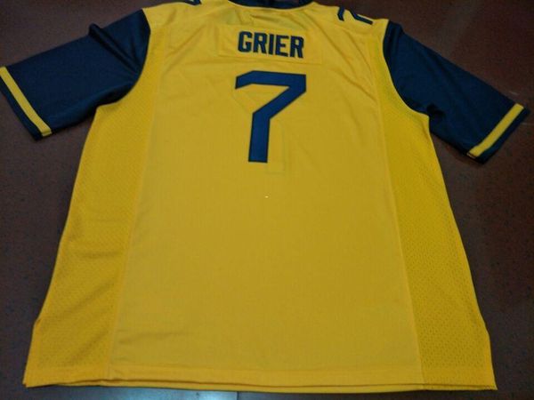men wvu mountaineers will grier #7 real full embroidery college jersey size s-4xl or custom any name or number jersey, Black;red
men wvu mountaineers will grier #7 real full embroidery college jersey size s-4xl or custom any name or number jersey, Black;red