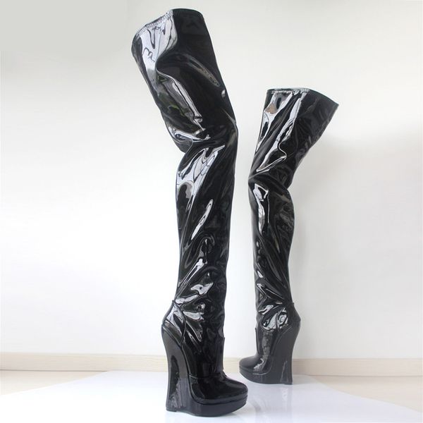 18cm heel height round toe wedgd knee heel platform party over-the-knee- boots us size 5.5-14.5 no.mt1810, Black
18cm heel height round toe wedgd knee heel platform party over-the-knee- boots us size 5.5-14.5 no.mt1810, Black