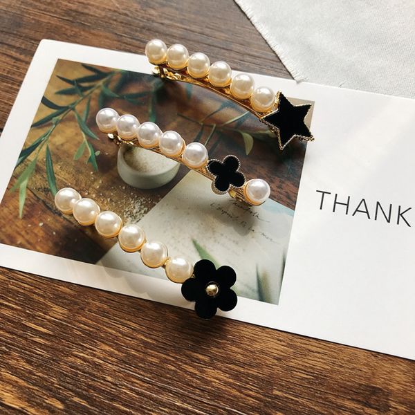 Fashion Four-leaf clover Pearls Hair Clips Designer Star Long Barrettes for Women Fashion Hair Clips Accessories
Fashion Four-leaf clover Pearls Hair Clips Designer Star Long Barrettes for Women Fashion Hair Clips Accessories