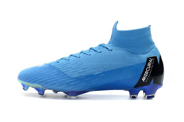 

Оригинальные Синие Футбольные Бутсы Mercurial Superfly VI 360 Elite Neymar FG Футбольные Бутсы CR7 Ronaldo Высочайшее Качество Открытый Мужские Футбольные Бутсы