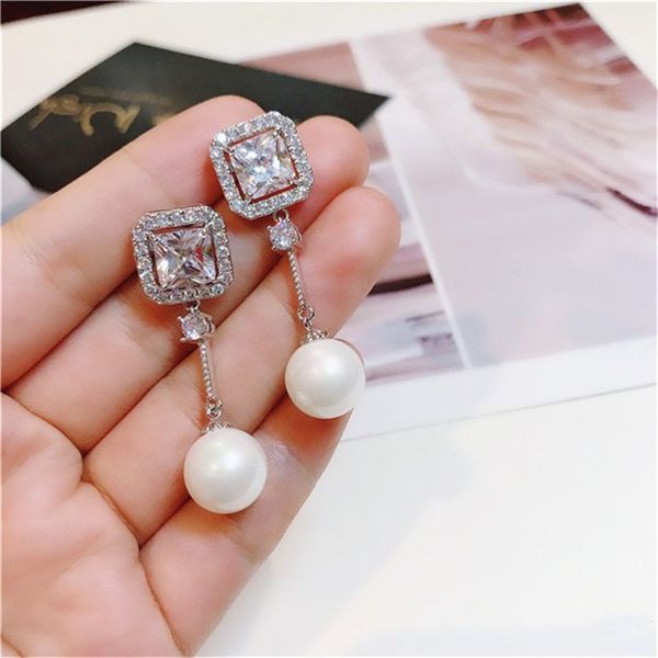 s925 sterling silver drop earrings for women shell freshwater pearls & cubic zirconia temperament long earring fine jewelry, Golden;silver
s925 sterling silver drop earrings for women shell freshwater pearls & cubic zirconia temperament long earring fine jewelry, Golden;silver