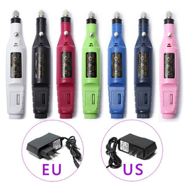 nail art equipment 1set professional electric kit manicure machine pen pedicure 6 bits tools, Silver
nail art equipment 1set professional electric kit manicure machine pen pedicure 6 bits tools, Silver