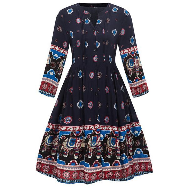 kenancy new autumn women dress floral print v-neck long sleeve a-line retro dress tunic vestidos dresses femme vestidos, White;black
kenancy new autumn women dress floral print v-neck long sleeve a-line retro dress tunic vestidos dresses femme vestidos, White;black