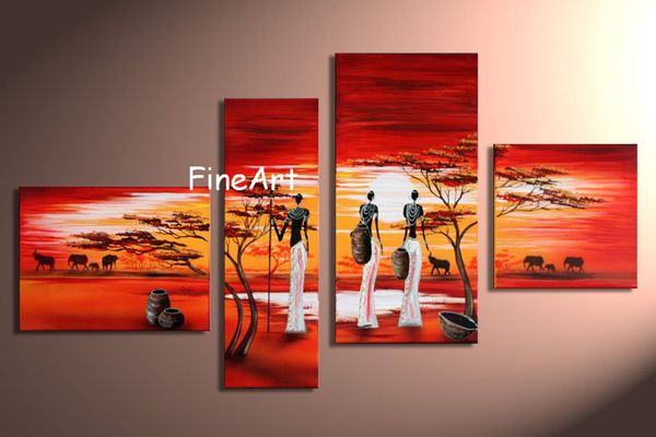 hand-painted oil wall art africa landscape painting abstrac 4 panel wall art living room decorations pictures home décor
hand-painted oil wall art africa landscape painting abstrac 4 panel wall art living room decorations pictures home décor