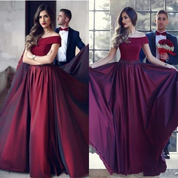 2018 new design burgundy a-line wedding dresses off shoulder beaded party dress plus size custom made formal arabic wedding gowns, White
2018 new design burgundy a-line wedding dresses off shoulder beaded party dress plus size custom made formal arabic wedding gowns, White