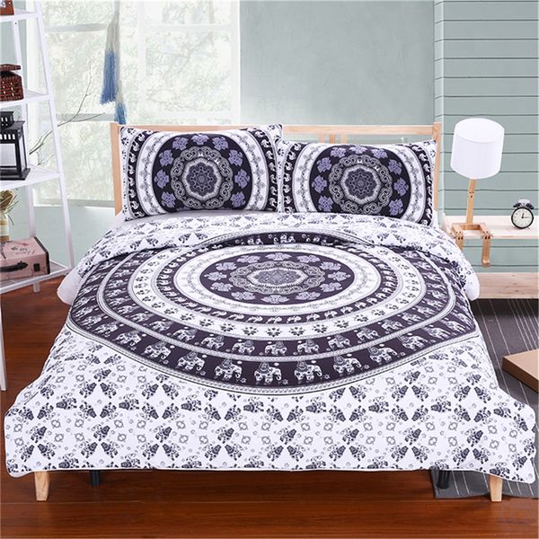 3pcs bed in a bag bedding set black and white decorative bedspreads elephant print duvet cover set us and au size
3pcs bed in a bag bedding set black and white decorative bedspreads elephant print duvet cover set us and au size