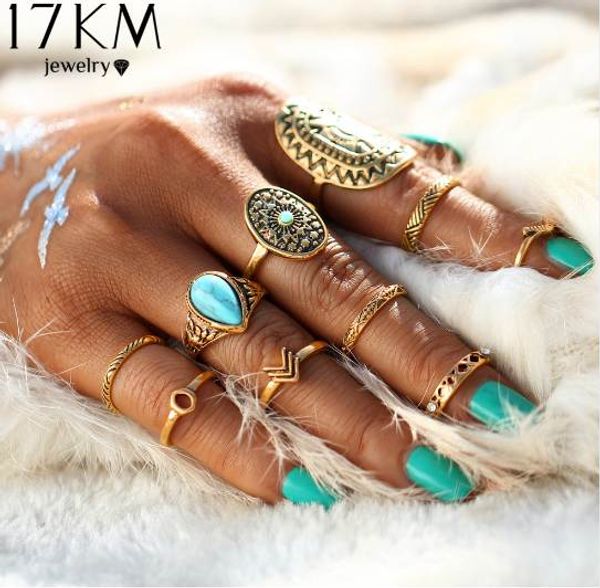 17km retro pattern mix finger midi ring sets vintage unicorn steampunk knuckle rings for women man fashion boho jewelry, Silver
17km retro pattern mix finger midi ring sets vintage unicorn steampunk knuckle rings for women man fashion boho jewelry, Silver
