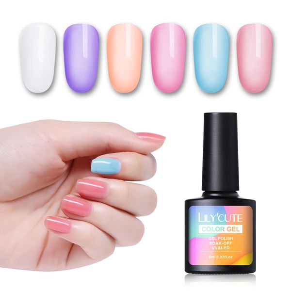 lilycute 8ml opal jelly gel polish nude color semi-transparent soak off uv nail art gel lacquer varnish manicure diy, Red;pink
lilycute 8ml opal jelly gel polish nude color semi-transparent soak off uv nail art gel lacquer varnish manicure diy, Red;pink