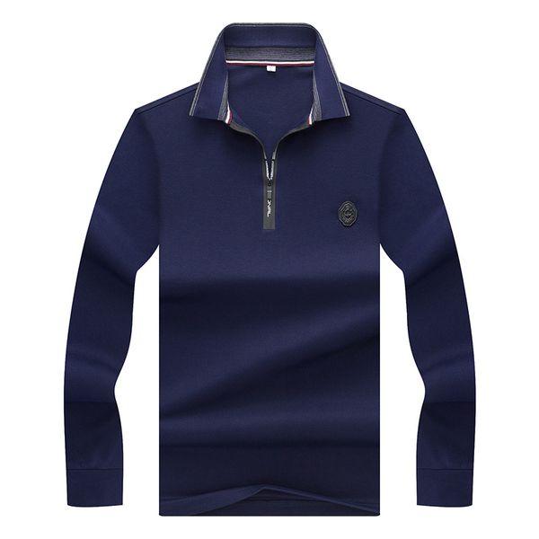 polo shirt men brand clothing solid color zipper collar polo autumn and winter casual men's long sleeve polo shirt, White;black
polo shirt men brand clothing solid color zipper collar polo autumn and winter casual men's long sleeve polo shirt, White;black