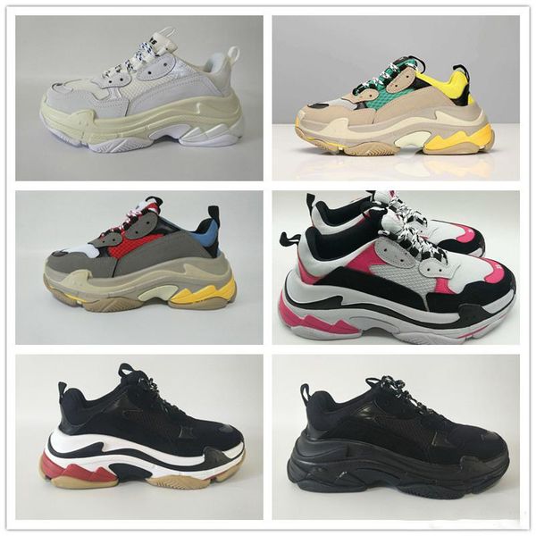 Hot!!2018 Fashion Paris 17FW Triple-S Sneaker Triple S Casual Luxury Dad Shoes for Men's Women Beige Black Sports Tennis Running Shoe 36-45
Hot!!2018 Fashion Paris 17FW Triple-S Sneaker Triple S Casual Luxury Dad Shoes for Men's Women Beige Black Sports Tennis Running Shoe 36-45