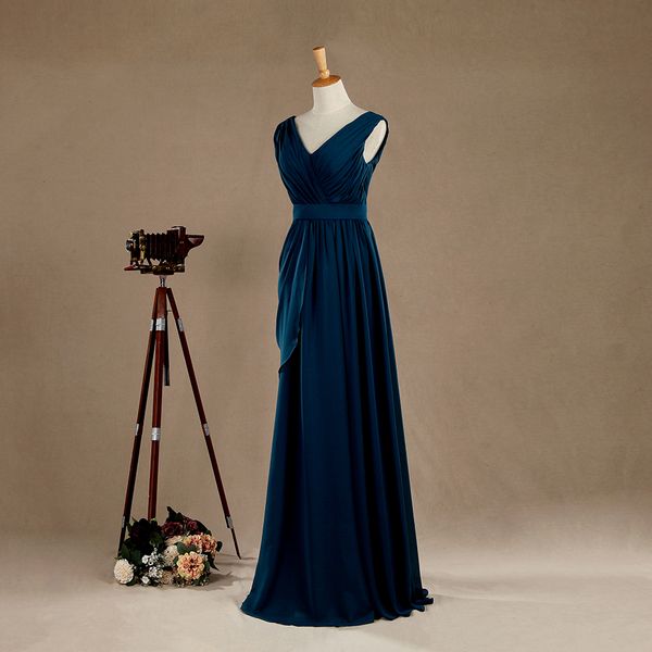 gorgoues dusty blue evening dresses v neck sleeveless appliques draped back high split formal evening gowns sweep train, Black;red
gorgoues dusty blue evening dresses v neck sleeveless appliques draped back high split formal evening gowns sweep train, Black;red