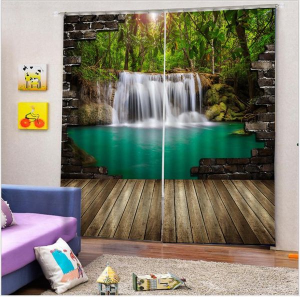 3d blackout curtains forest waterfalls outside the wall, high blackout curtains, modern 3d digital print curtains for livingroom
3d blackout curtains forest waterfalls outside the wall, high blackout curtains, modern 3d digital print curtains for livingroom