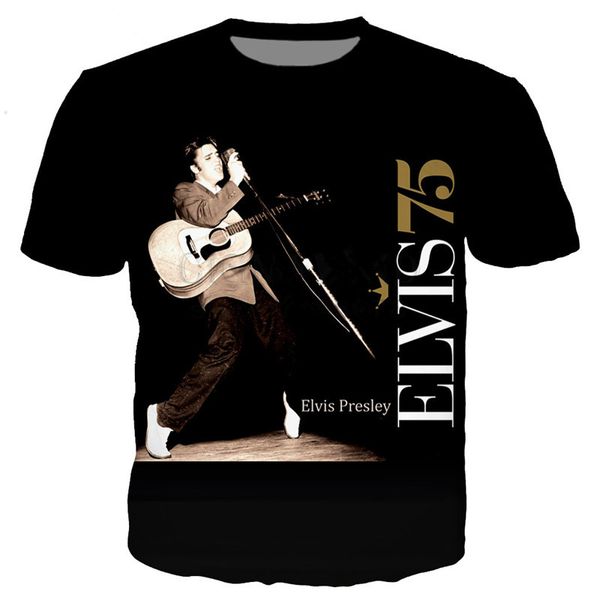 rock singer elvis presley women men new fashion summer funny 3d print crewneck casual t shirt tee q09, White;black
rock singer elvis presley women men new fashion summer funny 3d print crewneck casual t shirt tee q09, White;black