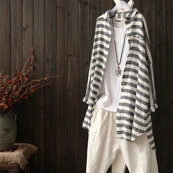 fashion 2018 spring zanzea women lapel batwing sleeve button down shirt casual striped cotton linen work office long blouse, White
fashion 2018 spring zanzea women lapel batwing sleeve button down shirt casual striped cotton linen work office long blouse, White