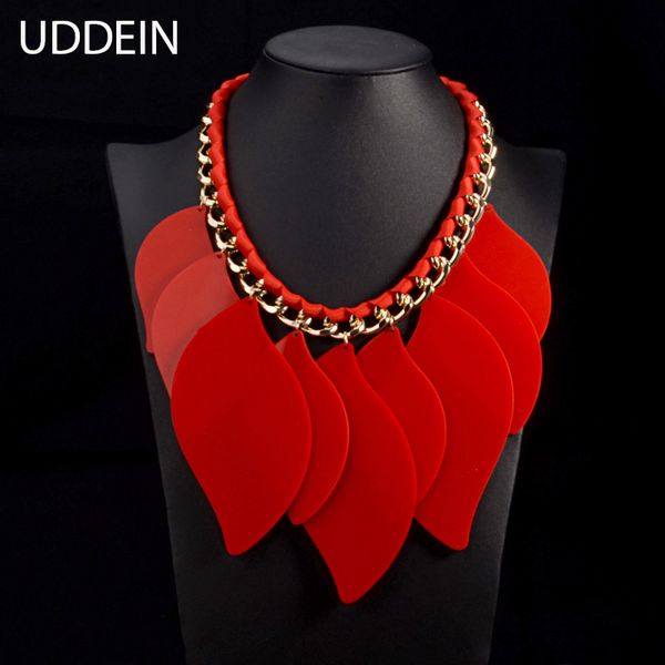 whole saleuddein exaggerated clothing accessories statement necklace & pendant red resin geometric double chunky chain jewelry wholesale, Golden;silver
whole saleuddein exaggerated clothing accessories statement necklace & pendant red resin geometric double chunky chain jewelry wholesale, Golden;silver