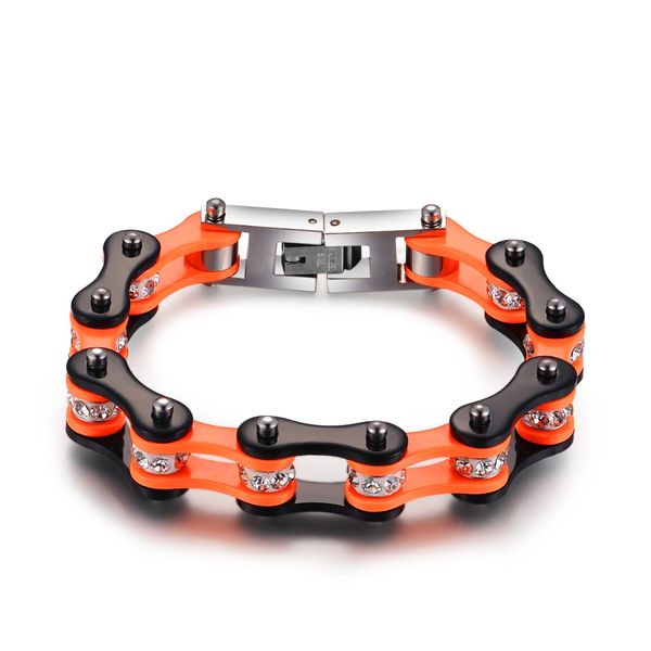 sda wrap 316l stainless steel bangles charm winter bracelet for femal jewelry orange black with shiny stone unique style ym014
sda wrap 316l stainless steel bangles charm winter bracelet for femal jewelry orange black with shiny stone unique style ym014